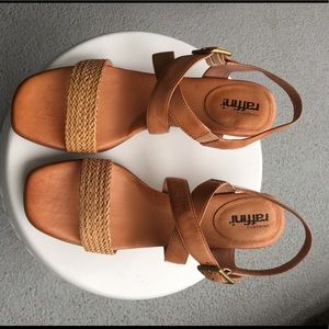 Raffini brand Leather sandals.